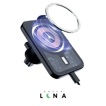 Support téléphone voiture magnétique avec chargeur sans fil