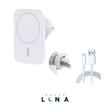 Support téléphone voiture magnétique avec chargeur sans fil