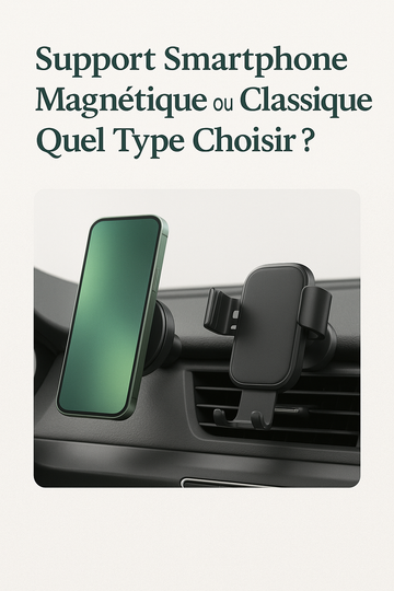 Support voiture MagSafe vs support classique : lequel choisir ?
