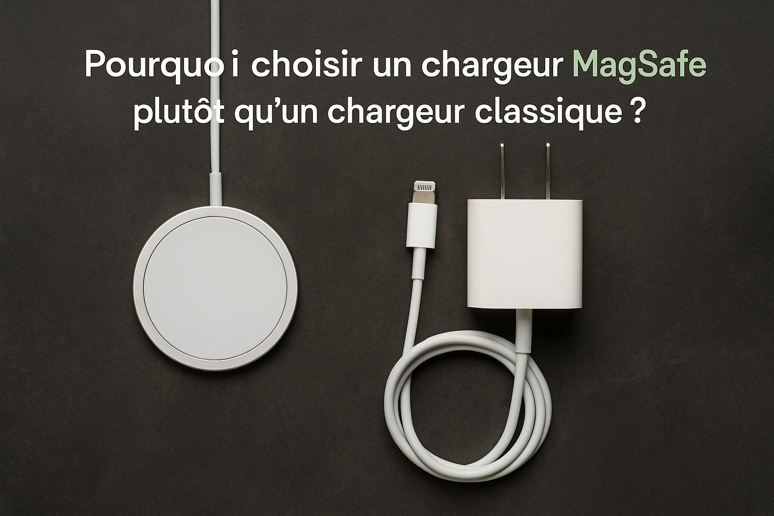 Pourquoi choisir un chargeur MagSafe plutôt qu’un chargeur classique ?