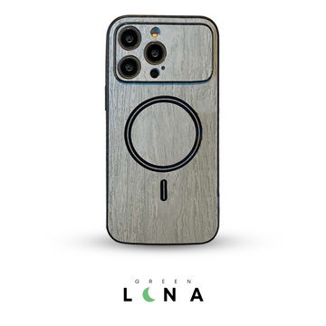 Coque magsafe en grain de bois