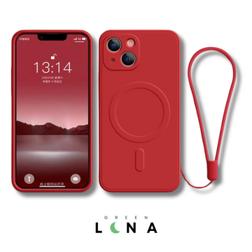 Coque magsafe avec lanière