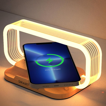 Veilleuse LED Sans Fil avec Support de Chargeur