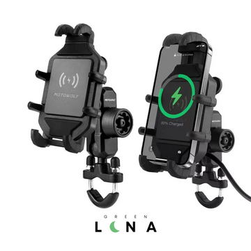 Support de téléphone de chargement sans fil pour moto