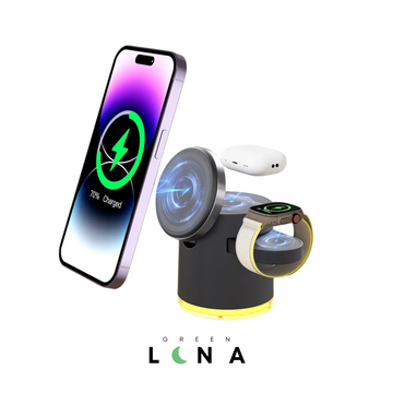 Station de Charge Sans Fil Qi2 4 en 1
