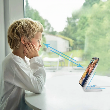 Support de bureau en aluminium pour iPhone