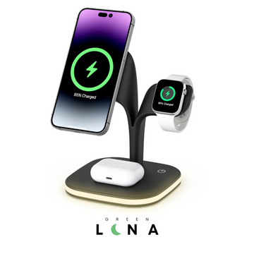 Chargeur sans fil magnétique pour iPhone et Apple Watch/AirPods